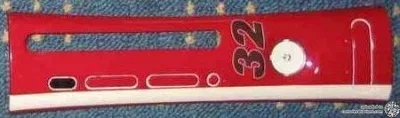 Microsoft Xbox 360 Red 32 Faceplate