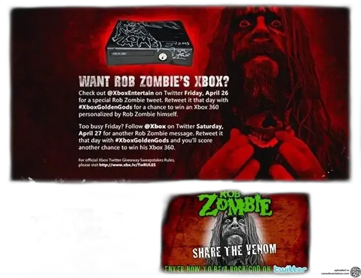Microsoft Xbox 360 Rob Zombie