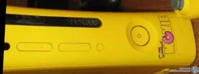 Microsoft Xbox 360 Simpsons Movie Console plate Faceplate
