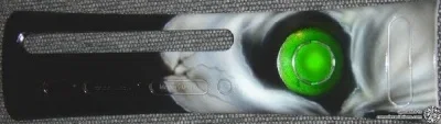 Microsoft Xbox 360 Skull with Green Eye Faceplate