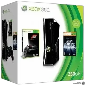 Microsoft Xbox 360 Slim Forza Motorsport 3 + Alan Wake Bundle