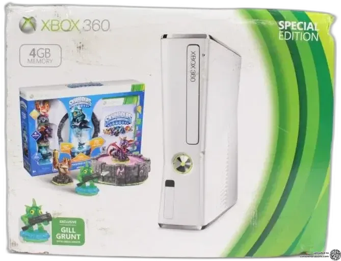 Microsoft Xbox 360 Slim Skylanders Starter Kit