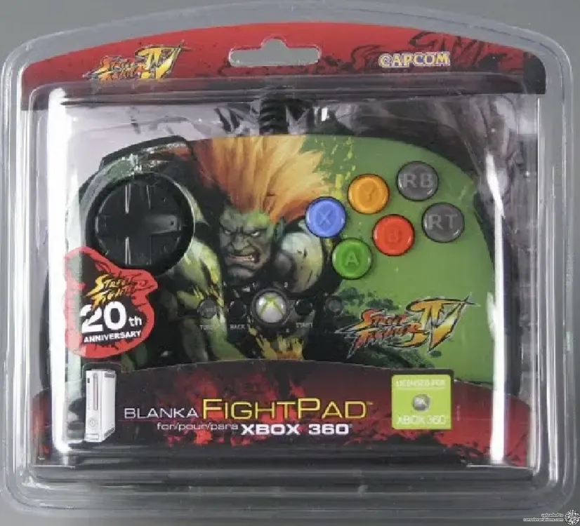 Microsoft Xbox 360 Street Fighter IV Blanka Fight Pad