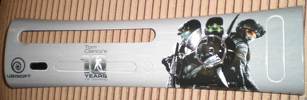 Microsoft Xbox 360 Tom Clancy's 10 Years of Gaming Faceplate