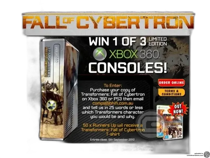 Microsoft Xbox 360 Transformers Fall of Cybertron