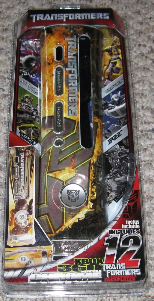 Microsoft Xbox 360 Transformers Movie Autobots with inserts Faceplate