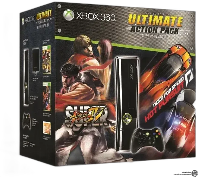 Microsoft Xbox 360 Ultimate Action Pack Console Bundle