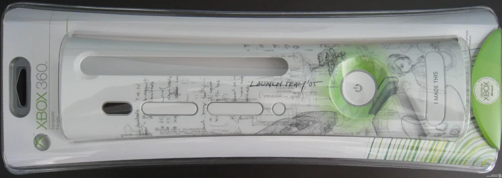 Microsoft Xbox 360 US Launch Team 'I Made This' Faceplate