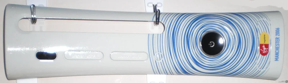 Microsoft Xbox 360 Virgin Megastore Blue Rings Faceplate