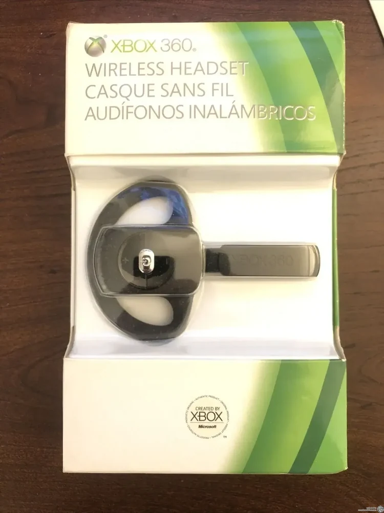 Microsoft Xbox 360 Wireless Black HeadSet