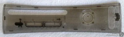 Microsoft Xbox 360 XCM Equinox Black Clear Faceplate