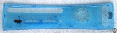 Microsoft Xbox 360 XCM Sky Blue Clear Faceplate