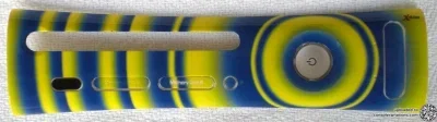 Microsoft Xbox 360 Xskinz Yellow and Blue Rings Faceplate