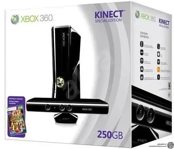 Microsoft Xbox 360s 250gb Kinect Bundle