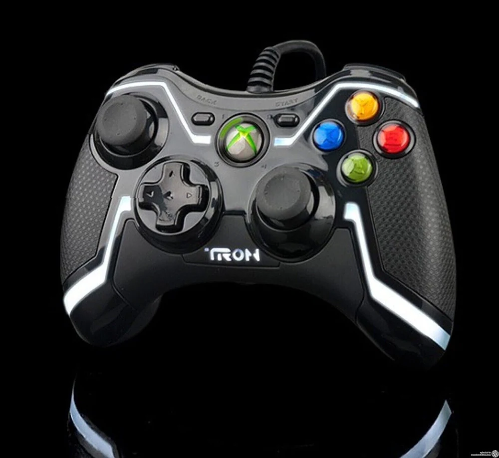 PDP Xbox 360 TRON Ice Blue Controller