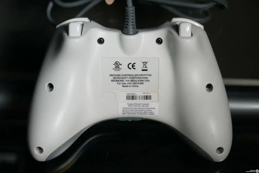Xbox 360 Prototype Krypton White Controller