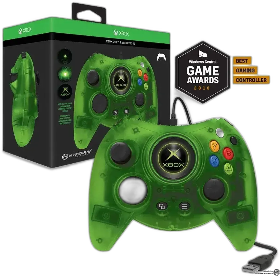 Hyperkin Duke Xbox One X Green Controller