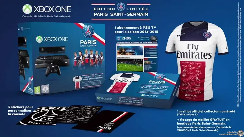 Microsoft Xbox One Paris Saint Germain Bundle