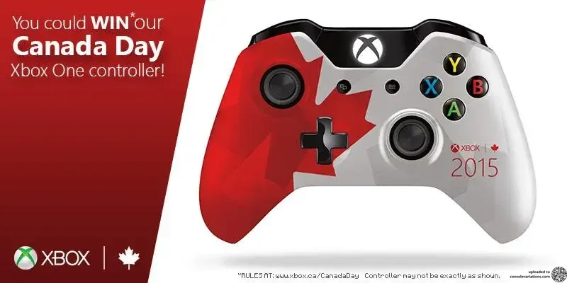 Microsoft Xbox One Canada Day 2015 Controller