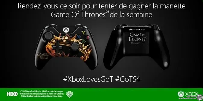 Microsoft Xbox One Games of Thrones Couronne Controller