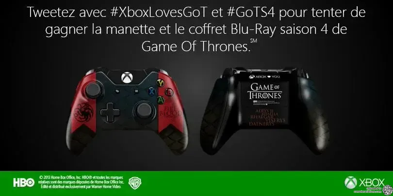 Microsoft Xbox One Games of Thrones Fire Blood Controller
