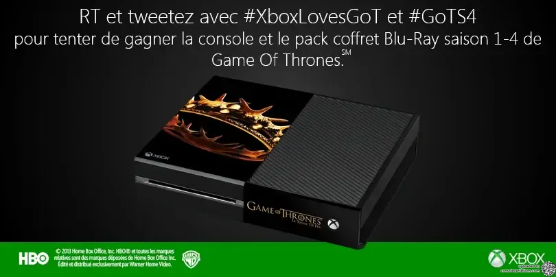 Microsoft Xbox One Games of Thrones Le Trône de fer