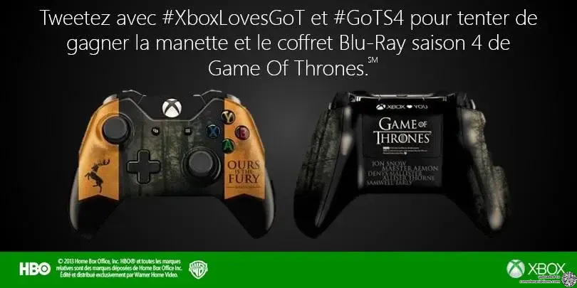 Microsoft Xbox One Games of Thrones Ours of Fury Controller
