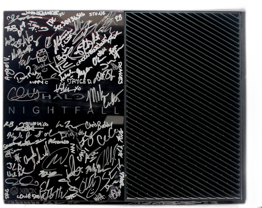 Microsoft Xbox One Halo Nightfall Movie Launch Party Signed