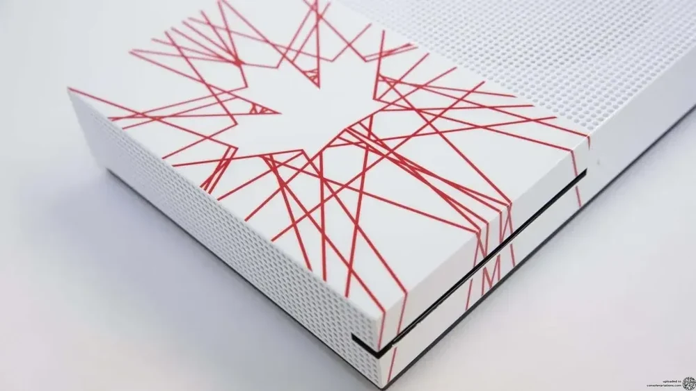 Microsoft Xbox One S Canada 150 Anniversary Feuille d'Erable