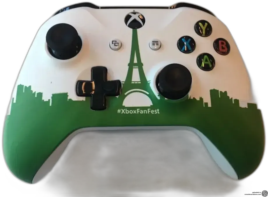 Microsoft Xbox One S FanFest Paris 2018 Green Controller