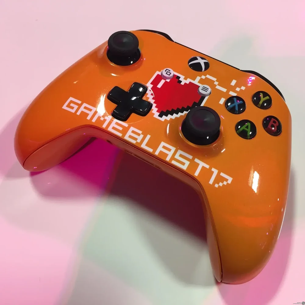 Microsoft Xbox One S Gameblast 17 Orange Controller