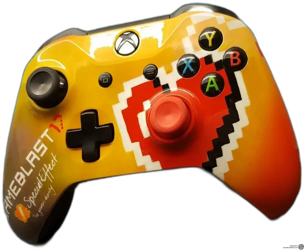 Microsoft Xbox One S Gameblast 17 Yellow Controller