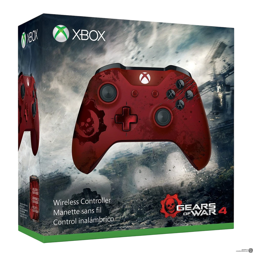 Microsoft Xbox One S Gears of War 4 Crimson Omen Edition Controller