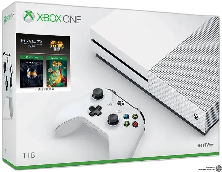 Microsoft Xbox One S Halo Masterchief + Rayman Bundle
