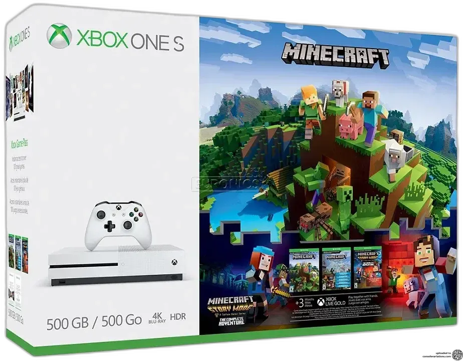 Microsoft Xbox One S Minecraft Bundle 2 (NA)