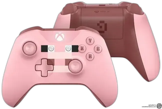 Microsoft Xbox One S MineCraft Pig Controller
