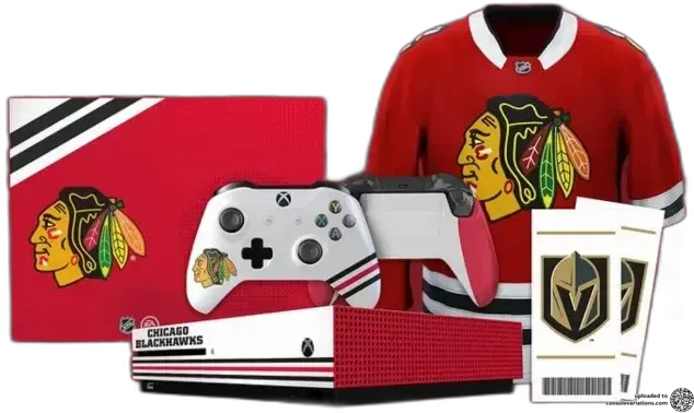 Microsoft Xbox One S NHL Chicago Blackhawks