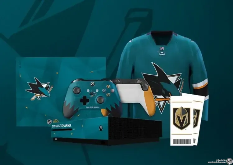 Microsoft Xbox One S NHL San Jose Sharks