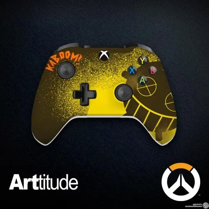 Microsoft Xbox One S Overwatch Junkrat Controller