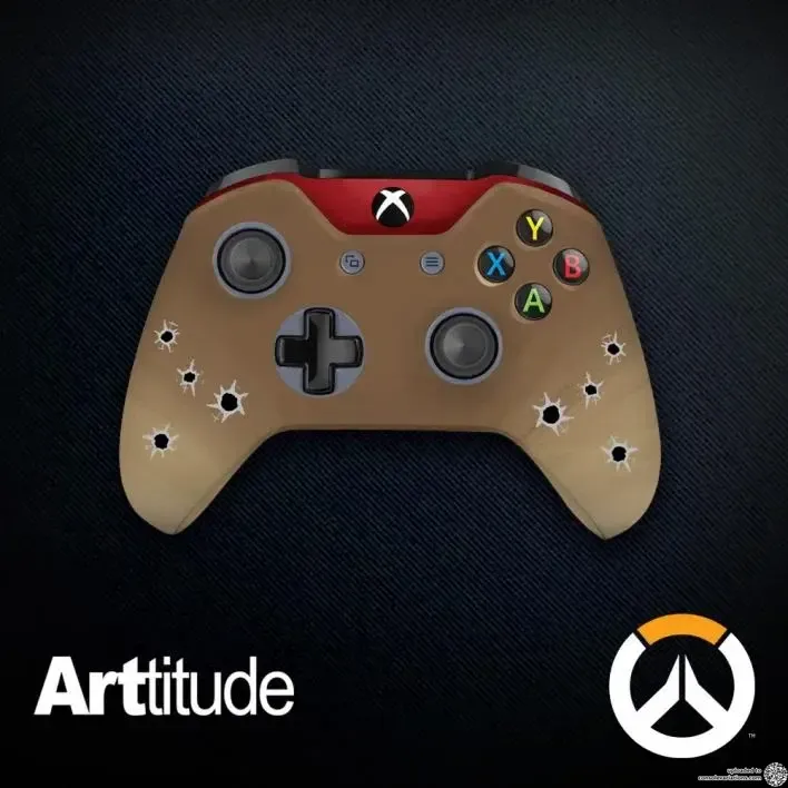 Microsoft Xbox One S Overwatch McCree Controller