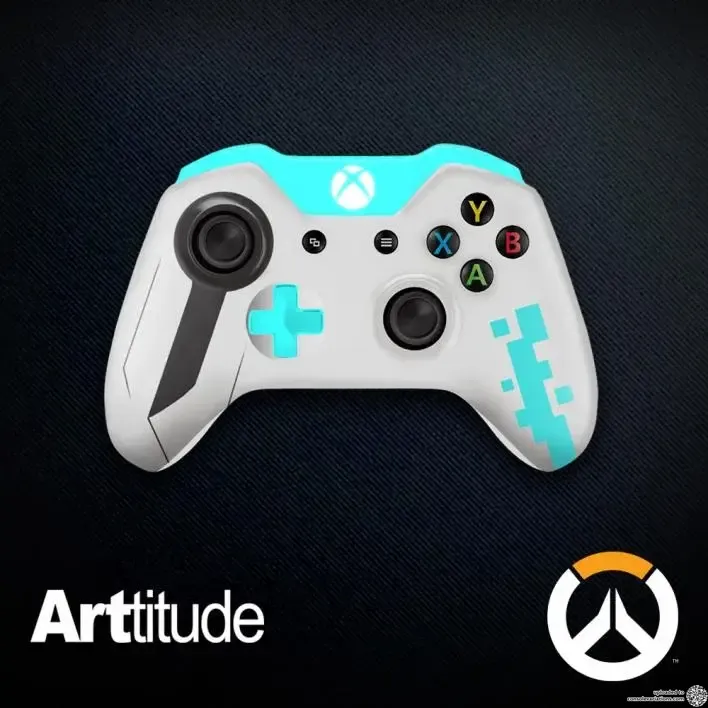 Microsoft Xbox One S Overwatch Symmetra Controller