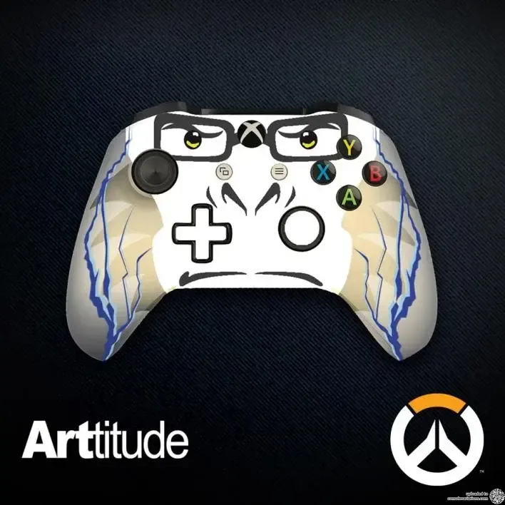 Microsoft Xbox One S Overwatch Winston Controller