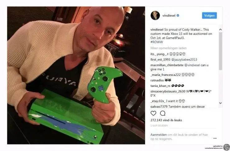 Microsoft Xbox One S Paul Walker