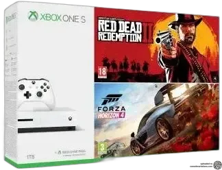 Microsoft Xbox One S Red Dead Redemption 2 + Forza Horizon 4 Bundle