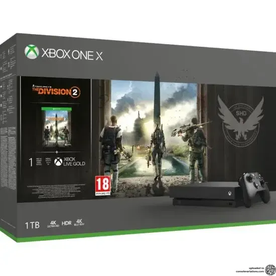 Microsoft Xbox One S The Division 2 Black Bundle