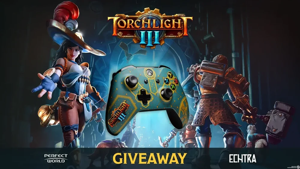 Microsoft Xbox One S Torchlight III Controller
