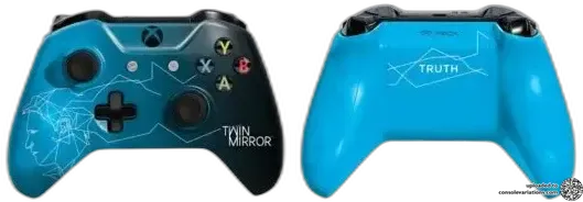 Microsoft Xbox One S Twin Mirror Blue Controller