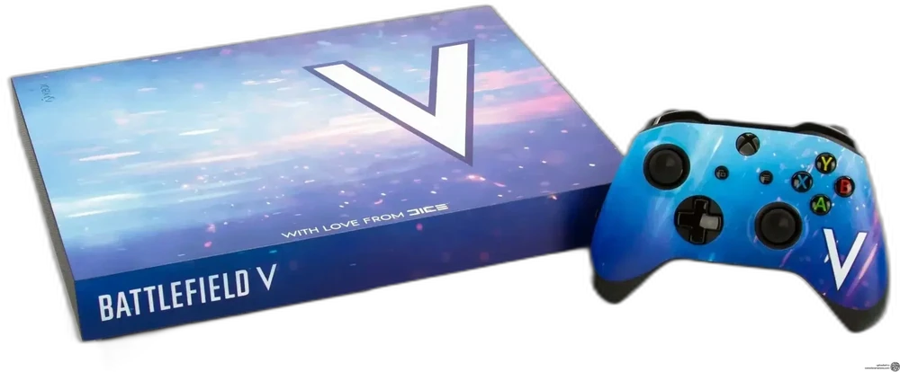 Microsoft Xbox One X Battlefield V Blue