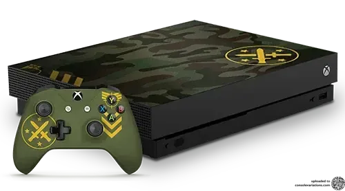 Microsoft Xbox One X Call of Duty Veterans Us Army