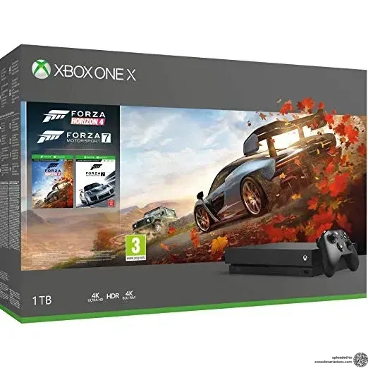 Microsoft Xbox One X Forza Horizon 4 + Forza 7 Bundle